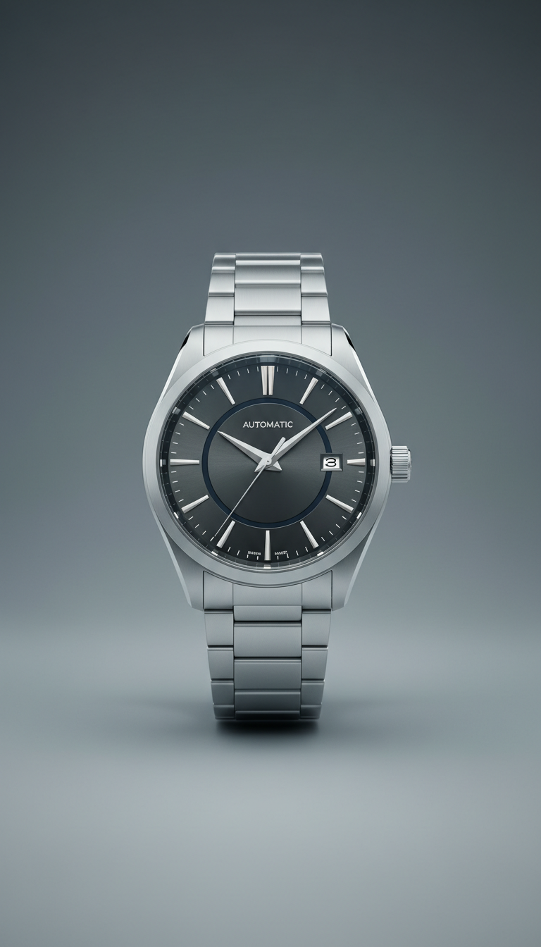 Automatic Stainless Steel Watch