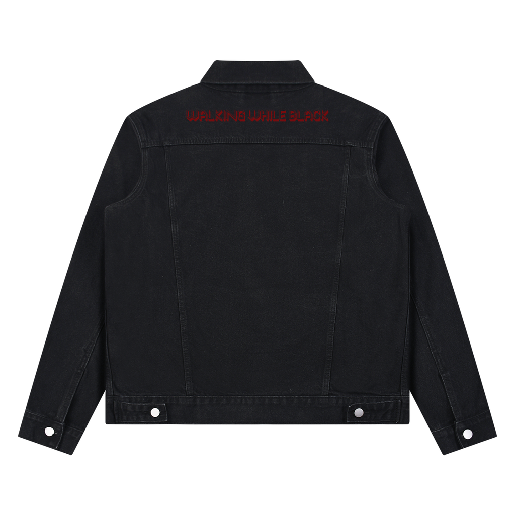 Unisex Vintage Wash Denim Jacket