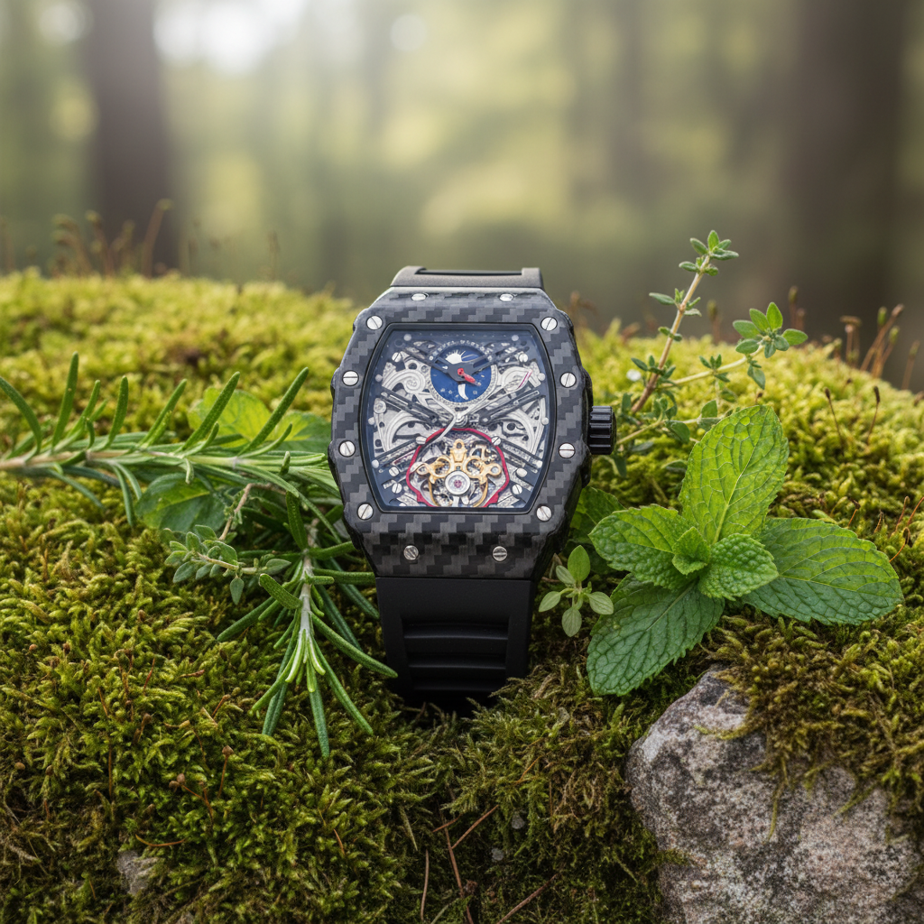 Midnight graphite automatic watch