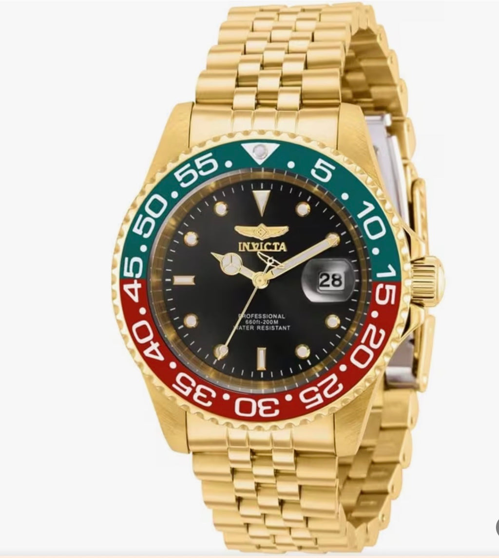 Invicta Pro Diver Quartz Watch – Gold