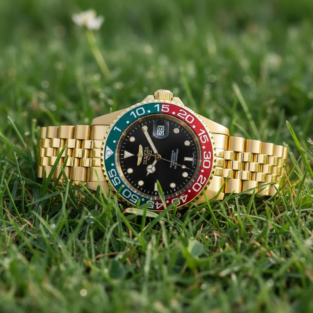 Invicta Pro Diver Quartz Watch – Gold