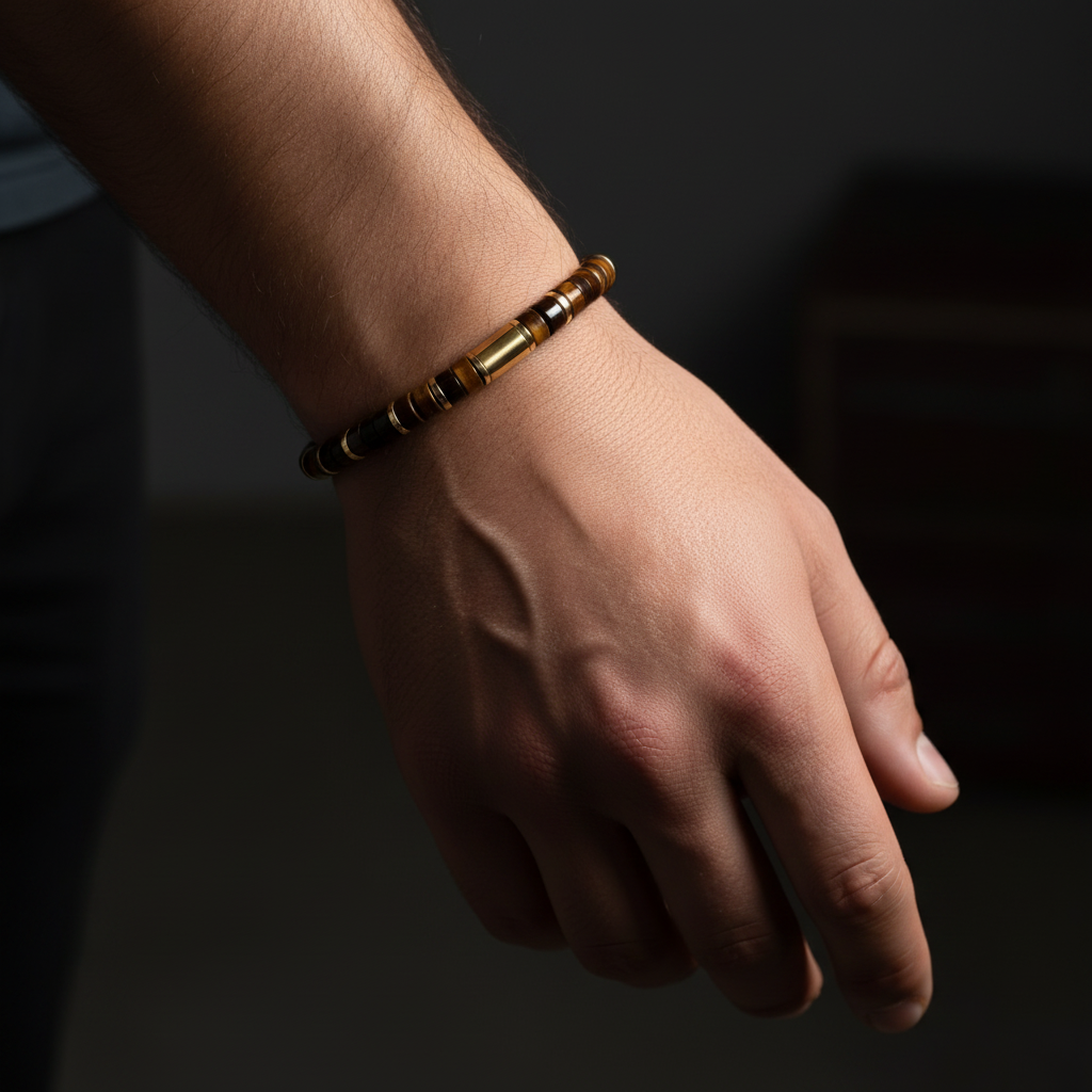 Tiger Eye Beaded Bracelet