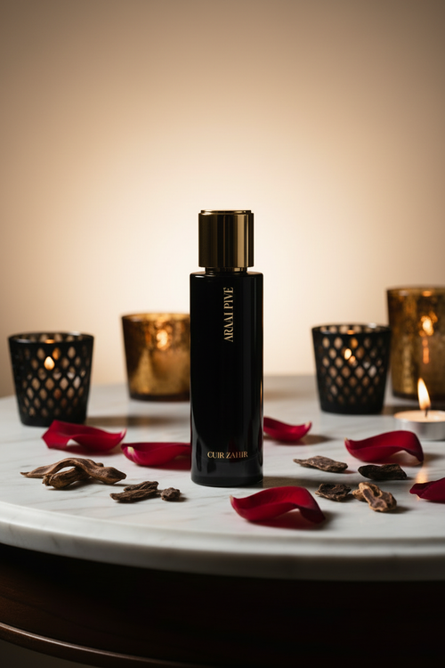 Armani Privé Lifestyle Shot - Gold Background