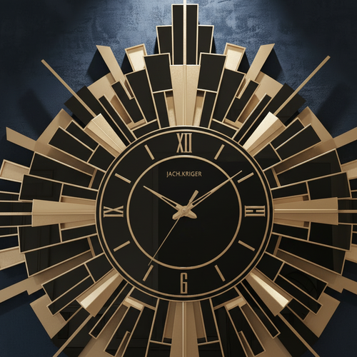 Art Deco Clock Detail