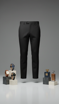 Jet Black Tailored Trousers