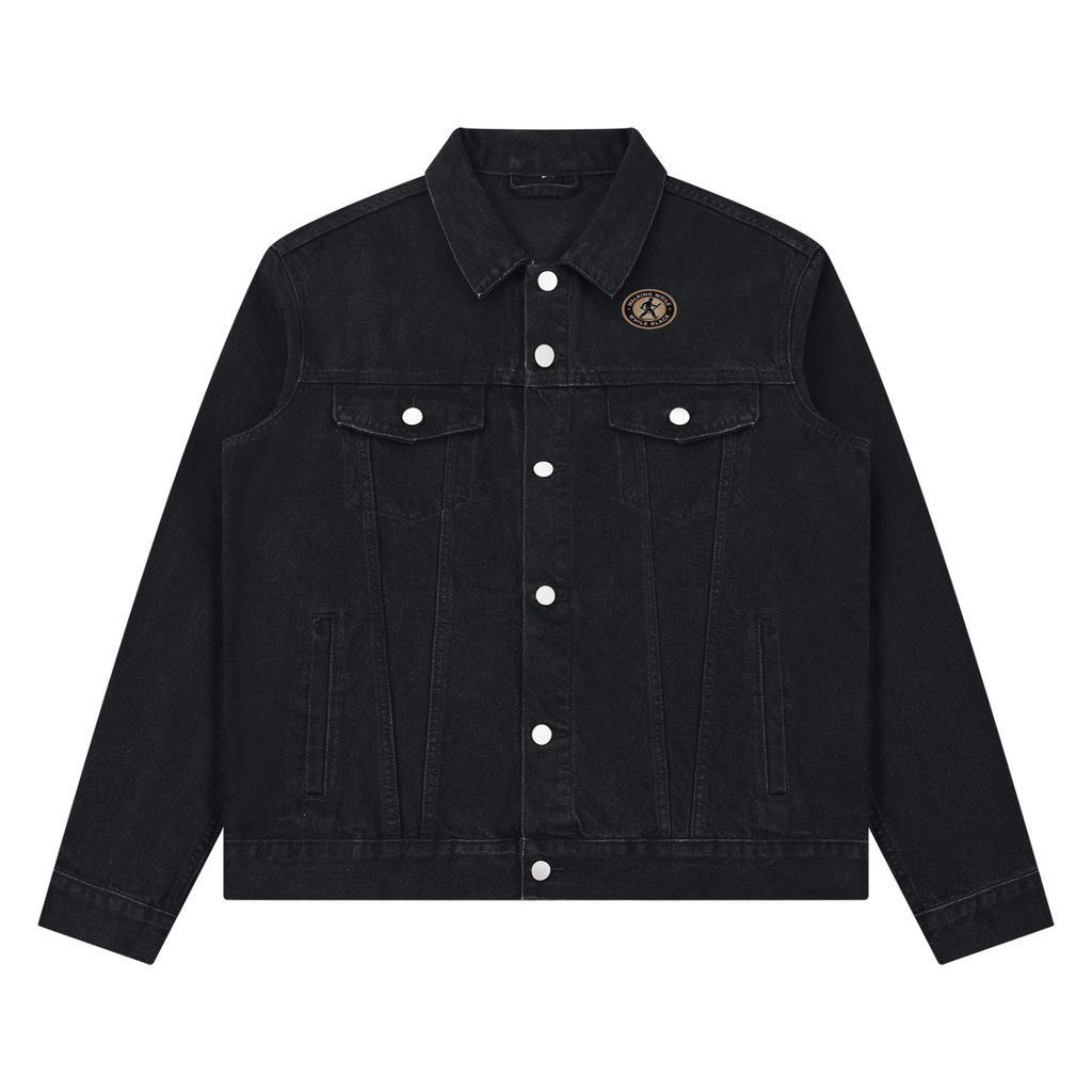Unisex Vintage Wash Denim Jacket