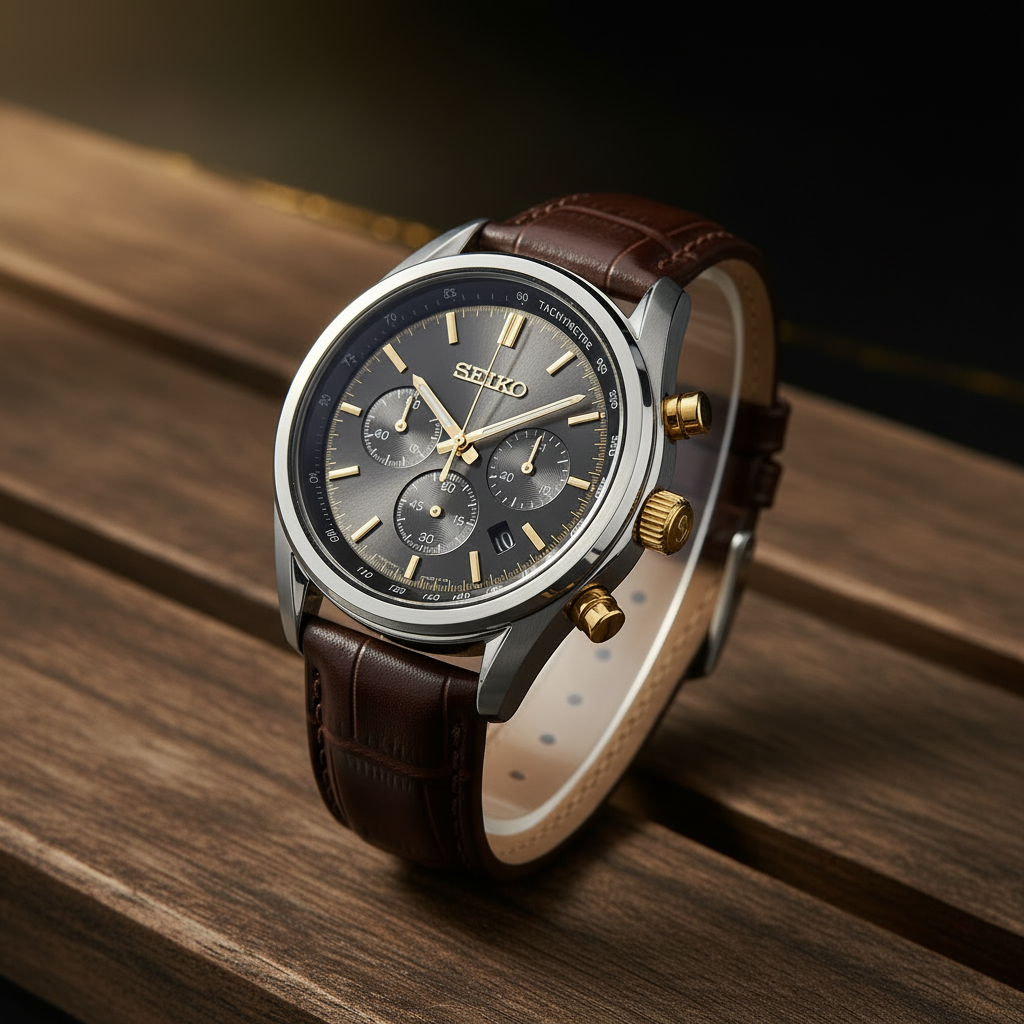 RCF Blend Opulent — Chronograph Leather Strap