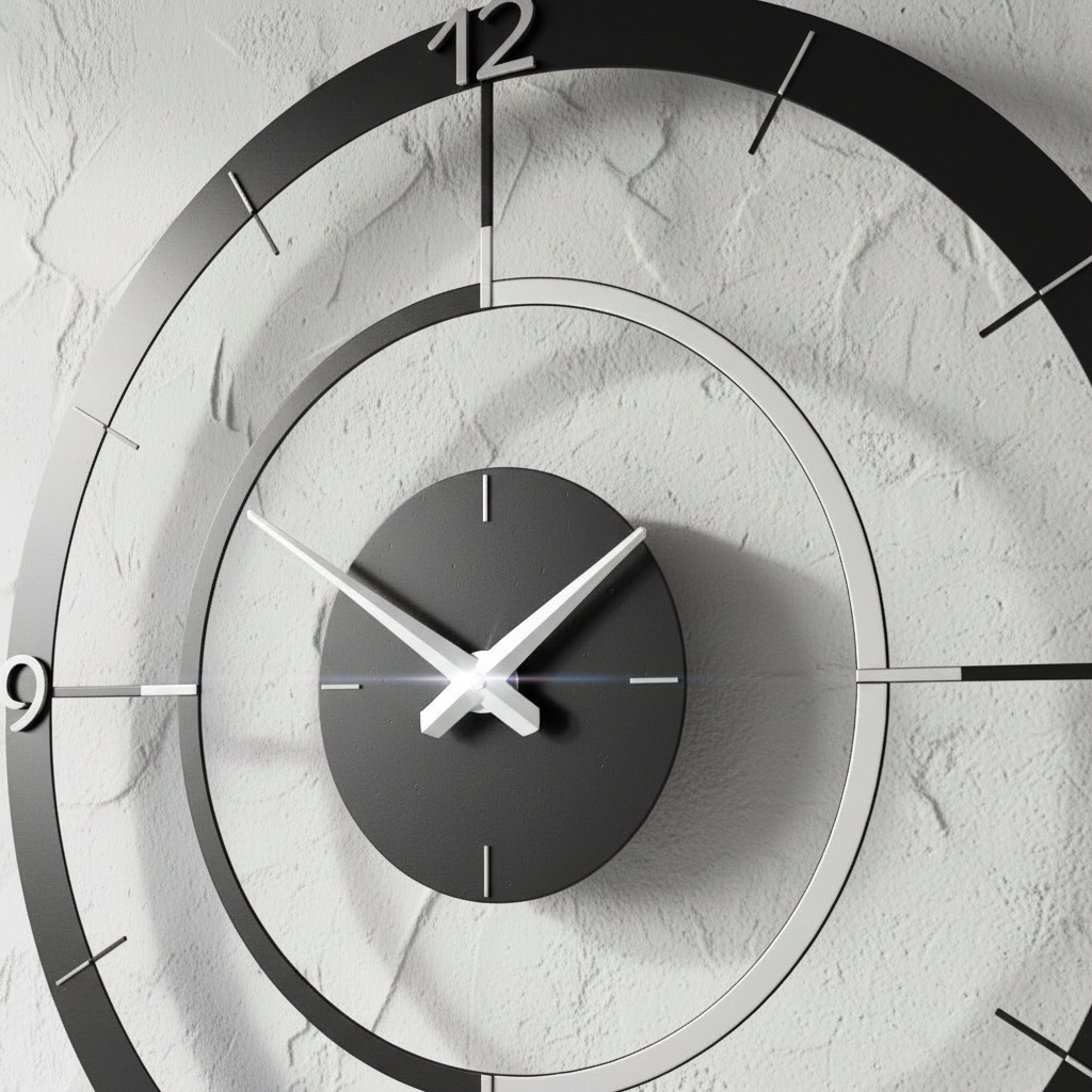 Frameless Clock Detail