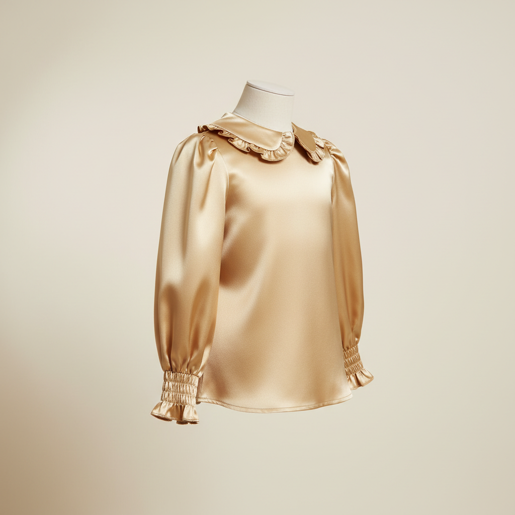 Girls' Gold Blouse