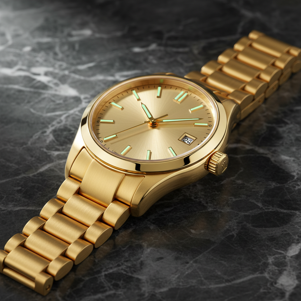 Gold Automatic Watch