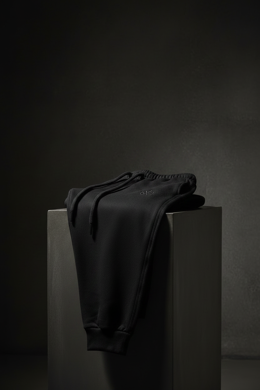 Youth Large Jogger Pants - Black