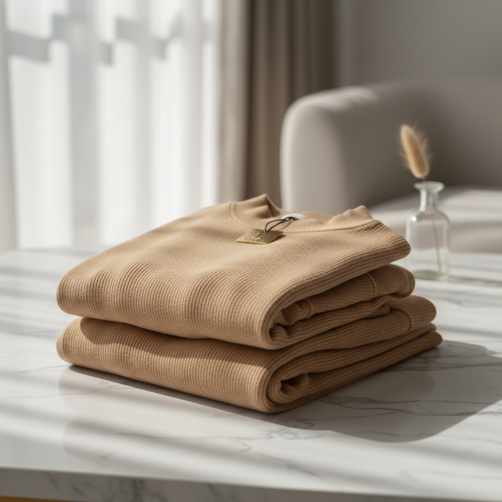 Camel Luxury Loungewear Set