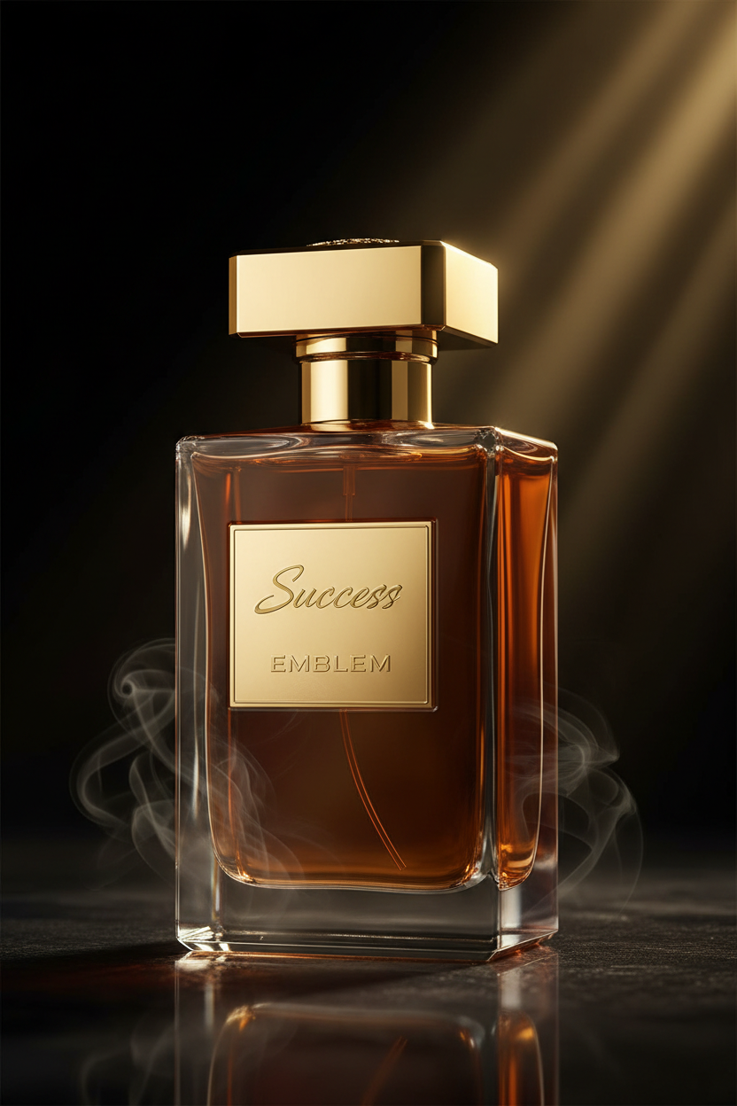 Emblem Success Eau de Parfum luxury fragrance bottle