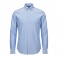 Men's Slim Fit Business Casual Oxford Shirt