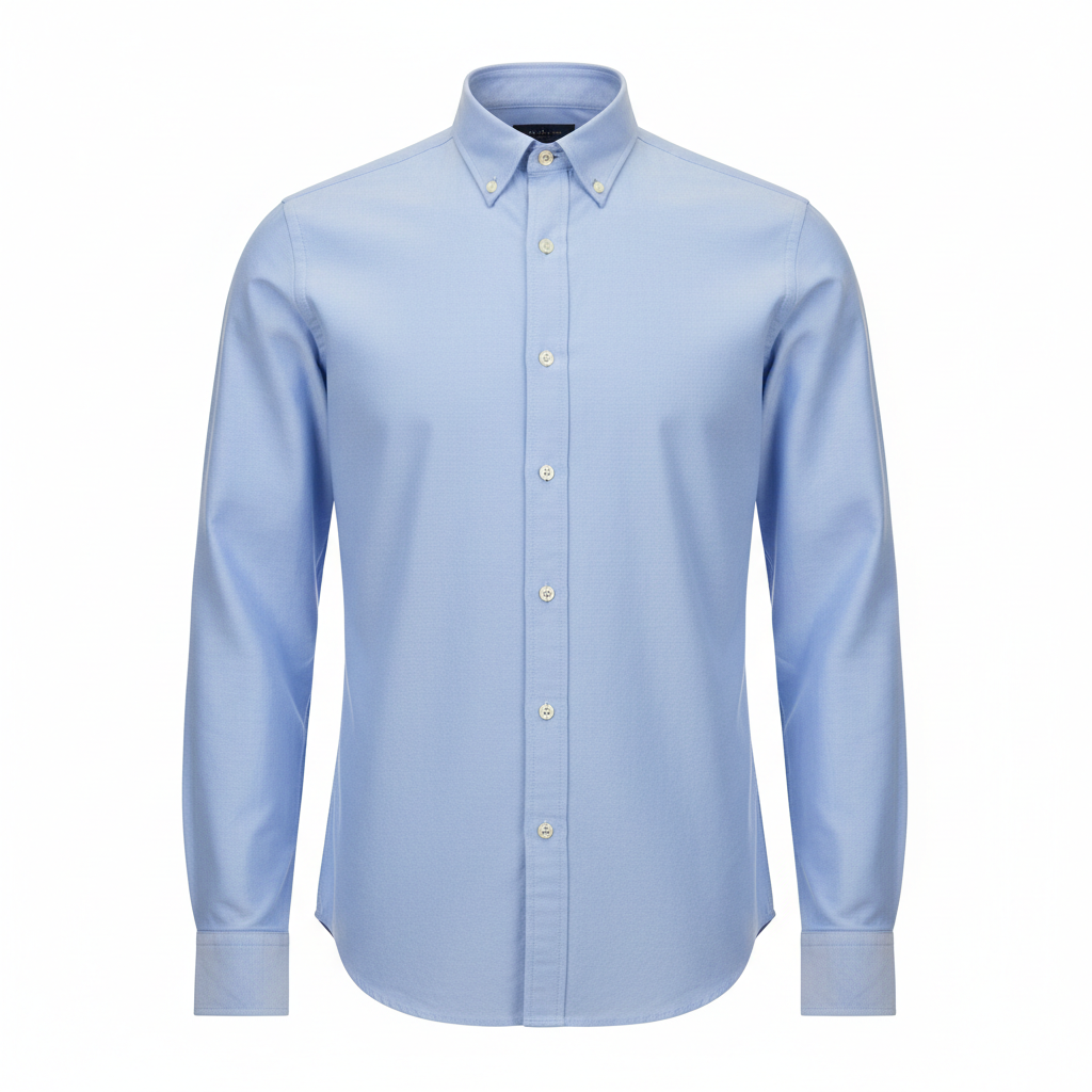 Men's Slim Fit Business Casual Oxford Shirt