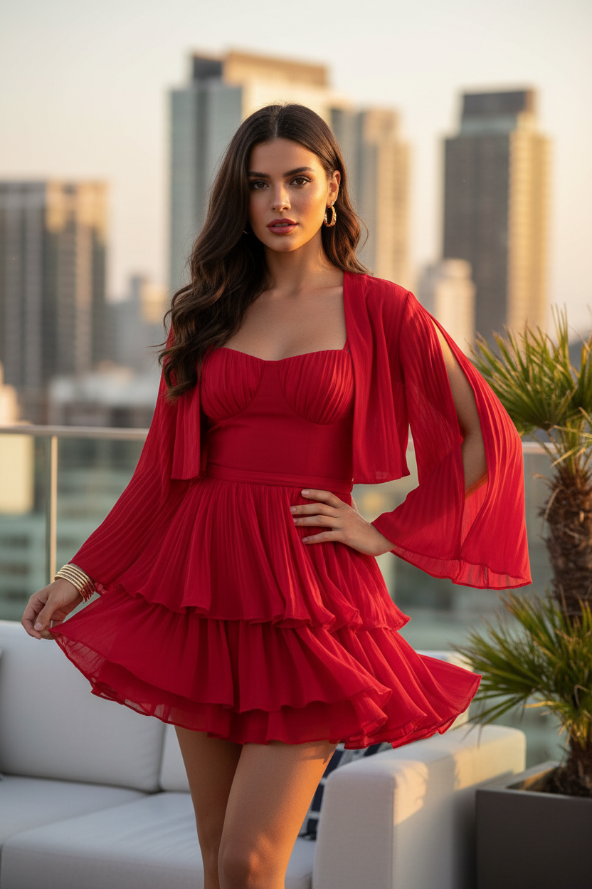 Mini Dress Combo - Red