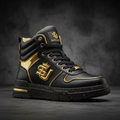 Success High-Top Blackout sneaker black and gold streetwear