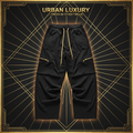 Ron's Luxury Baggy Pants Young Men's in Black