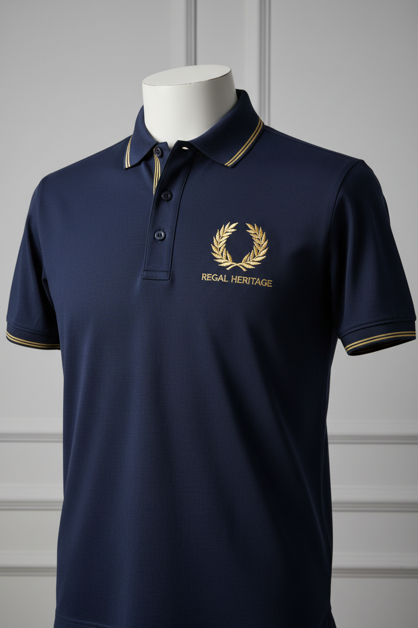Navy Luxury Polo