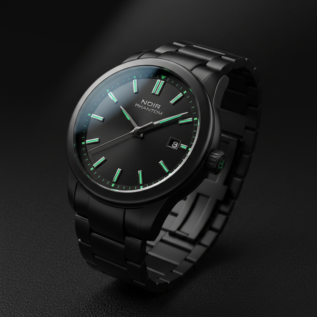 Noir Phantom Automatic Watch