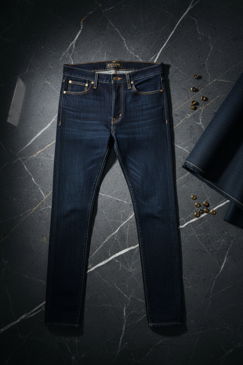 Noir Slim Fit Denim Jeans – Indigo Blue