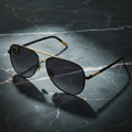 Noir Smart Aviator Sunglasses with Camera