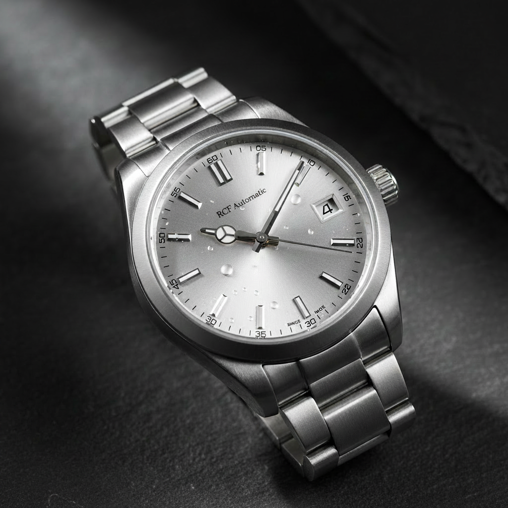 RCF Swiss Date Watch - Steel