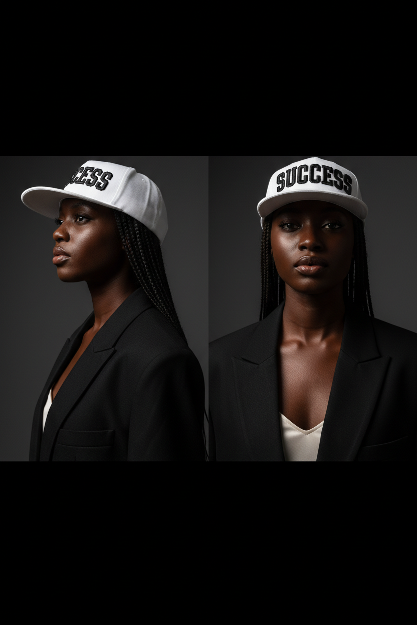 Success Snapback - White