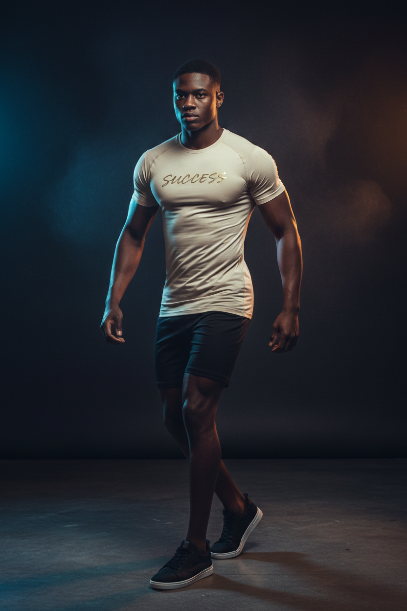 Success Sport Tee — Beige