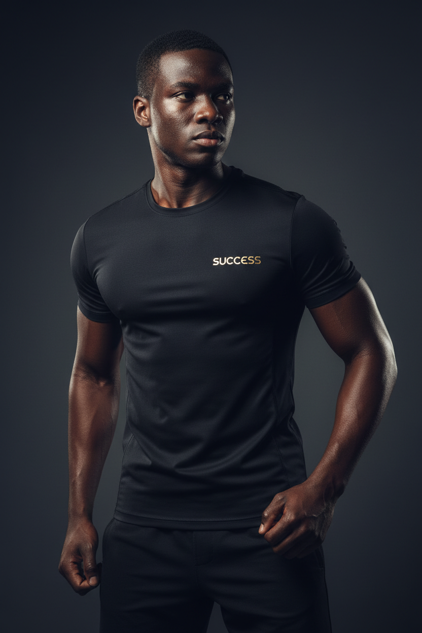 Success Sport Tee — Black