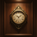 Vintage Brass Wall Clock