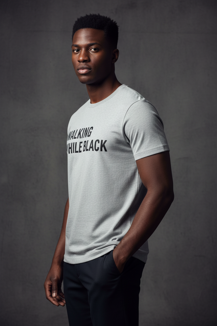 Walking While Black T-Shirt — Grey