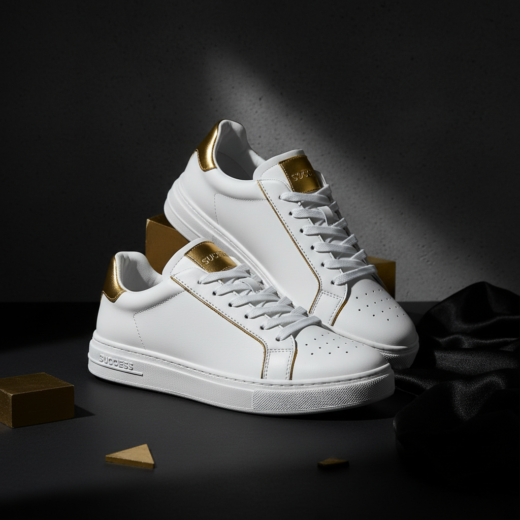 White Gold Low-Top